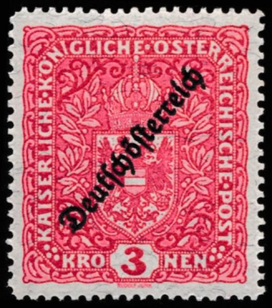 ANK 0243-0246.1919 German-Austrian crown values