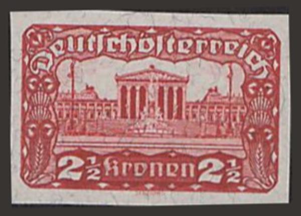 ANK 0333 P 2 Kronen ungezähnt (*)