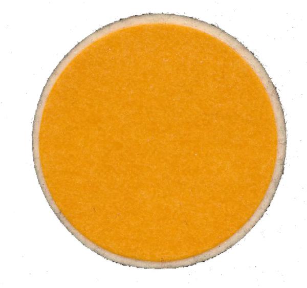 ANK 2750b round stamp "UEFA EURO 2008 - Adidas" with brown-yellow backing foil on the reverse side