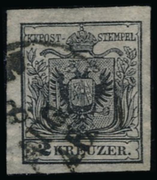 ANK 002 Type III 2 Kreuzer 1850