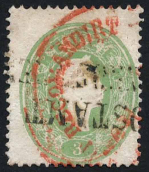 ANK 019 3 Kreuzer 1861