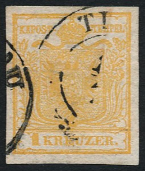 ANK 001 Type I 1 Kreuzer 1850