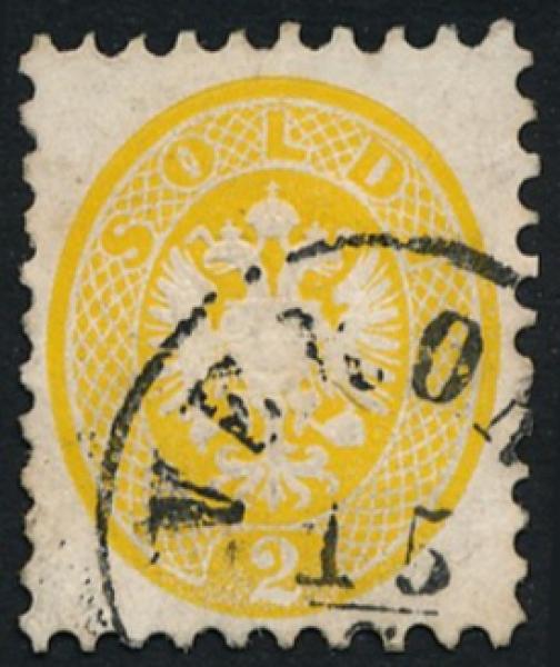 ANK LV 019 2 Soldi 1864 gestempelt