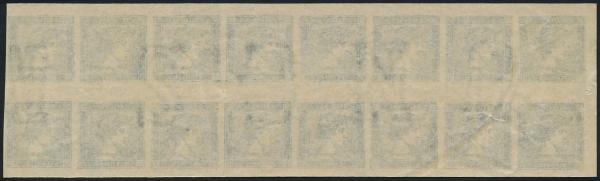 ANK ND 06–09 Österreich – Zeitungsstempel-Neudrucke – 16er-Einheiten mit Wasserzeichen – sehr selten