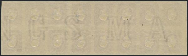 ANK ND 23 Österreich – Zeitungsstempel-Neudruck – 16er-Einheit mit waagrechtem Wasserzeichen – sehr selten