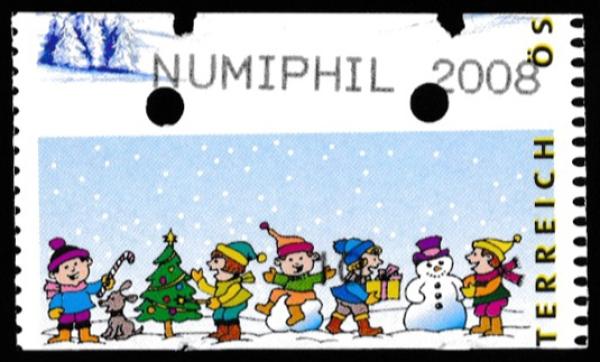 ATM 25th Edition "Numiphil 2008" without value imprint and heavily misperforated