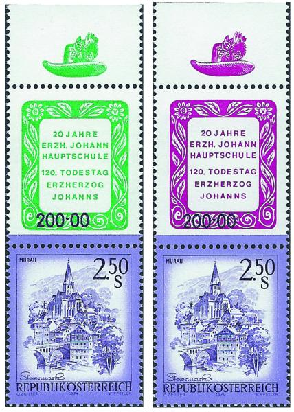 Allongen Archduke Johann red and. green