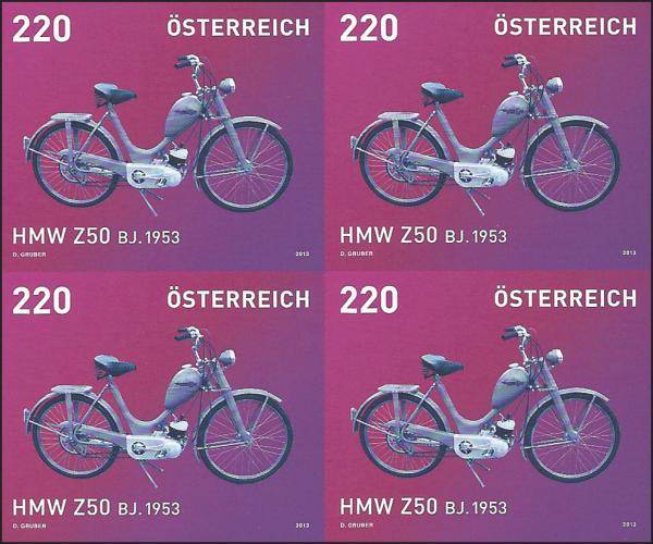 Full color motorcycle from 1953