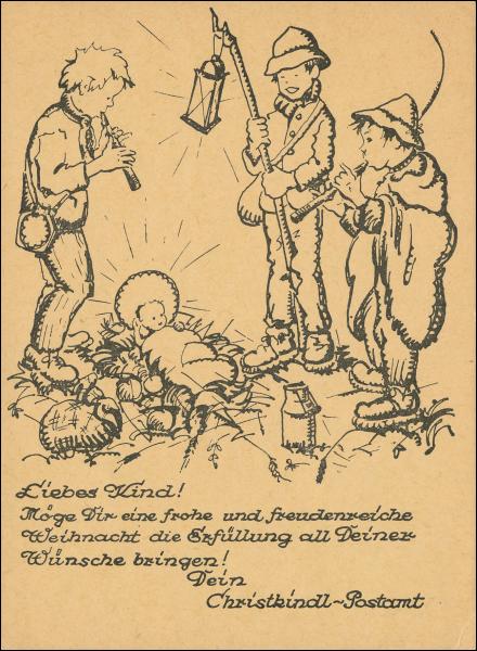 ANK KB 08a Kinderbrief Christkindl Nummer 8a Saison 1956/1957