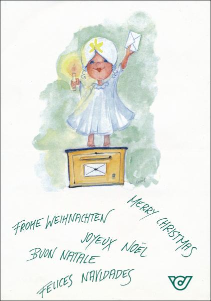 ANK KB 20 Kinderbrief Christkindl Nummer 20 ab Saison 1988/1989