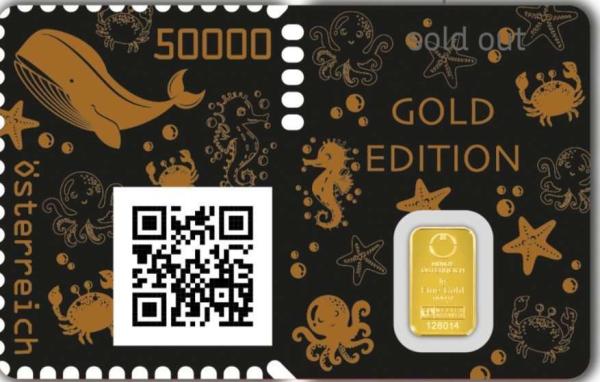 Crypto stamp 3.0 Wal gold