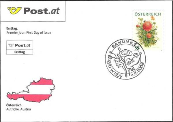FDC ranunculus 2008