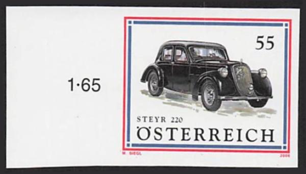 ANK 2641 U 2006 55 Cent “Autos” ungezähnt