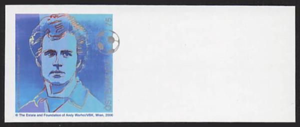 ANK 2613 U 2006 75 Ct. “Franz Beckenbauer” ungezähnt