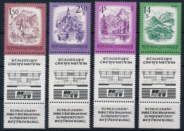 Allongen Staustufe Greifenstein 4 Werte unten