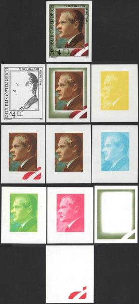 ANK 2005 U + Ph U – 2006 U + Ph U 75. Todestag von Georg Trakl und 150. Geburstag von Ludwig Anzengruber