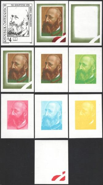 ANK 2005 U + Ph U – 2006 U + Ph U 75. Todestag von Georg Trakl und 150. Geburstag von Ludwig Anzengruber