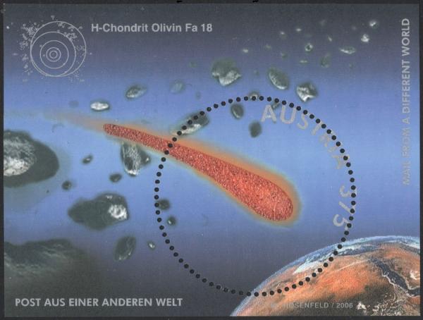 ANK 2609 / ANK Block 35 Blockausgabe: Post aus einer anderen Welt - STARK VERZÄHNT