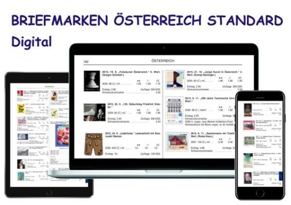 Stamps Austria standard catalog 2025 - digital version