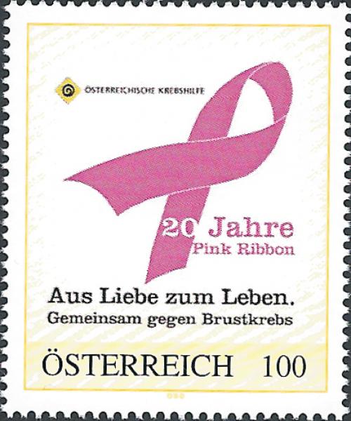 2 pers. stamps "Pink Ribbon" and "Schiff"