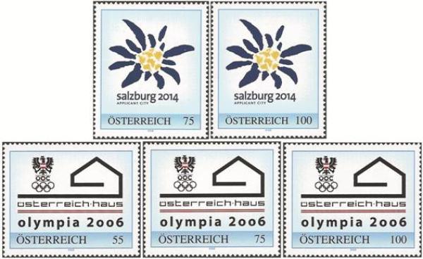5 personalized stamps with different names