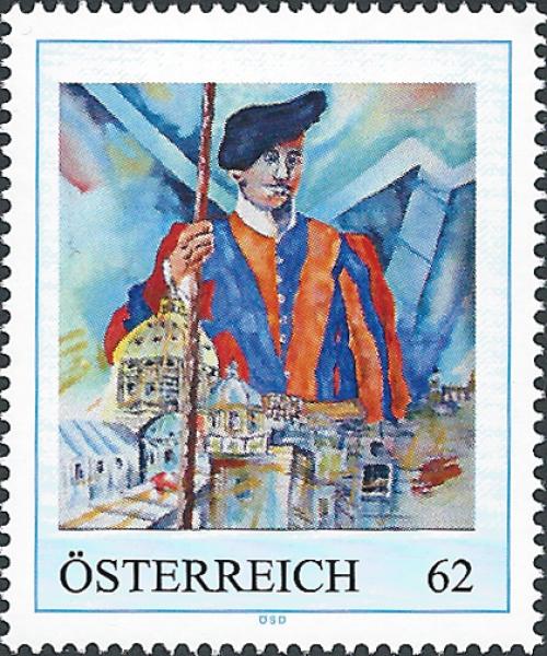 2 pers. stamps "Guard and Airplane"