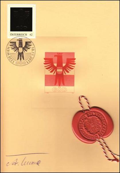 Pers. stamp GÖD stamped and with seal