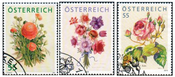 3 loyalty stamps stamped