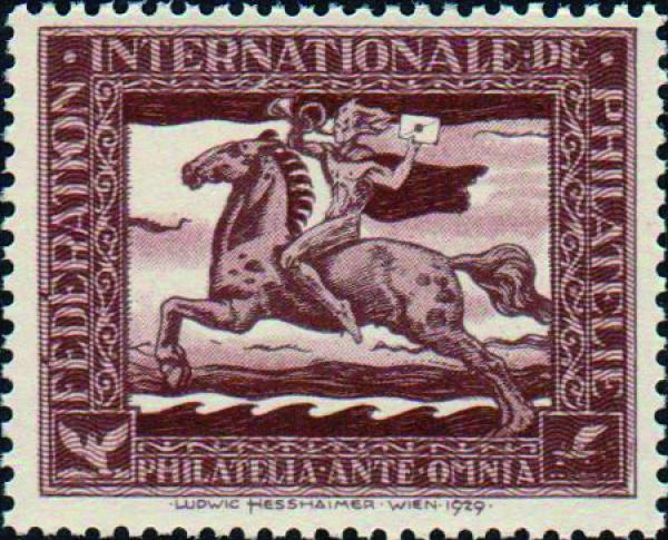 2 pieces of Hesshaimer vignettes 1929 mint never hinged