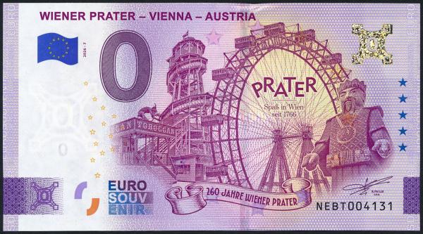 ANK 126a 160 Jahre Wiener Prater Gold