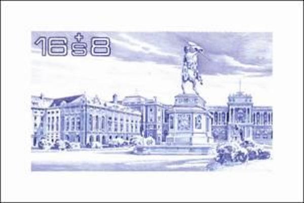 Phase print "Heldenplatz blue"