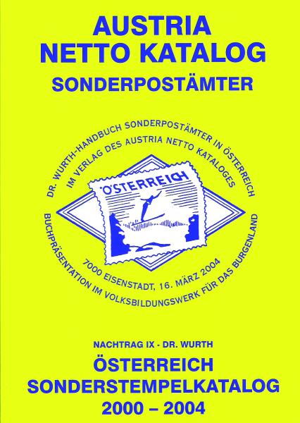 Special postmark supplement IX (2000-2004)