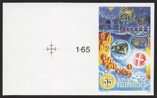 ANK 2522 U 2004 55 Ct. “Donauinselfest” ungezähnt