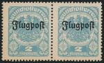 ANK (5) Pair of plate flaw stamps, Airmail 1922, not issued, PF (5) I.
