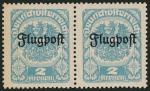 ANK (5) Pair of plate flaw stamps, Airmail 1922, not issued, PF (5) III. + PF (5) IV.