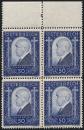 ANK 0544 Dr. Ignaz Seipel 1932 4er Block