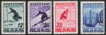 ANK 0623-0626 FIS II. FIS-Wettkämpfe Innsbruck 1933 kompletter Satz postfrisch
