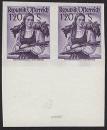 ANK 1062 U – Traditional Costumes 1958 – Imperforate Pair