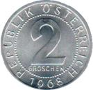 2 groschen stgl. 1968