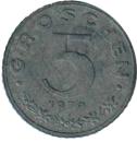 5 Groschen Zn brilliant stamp 1974