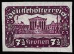 ANK 0289 P 7 1/2 Kronen Unperforated (*)