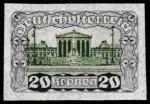 ANK 0291 P 20 Kronen Unperforated (*)