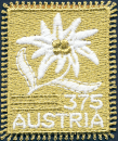 ANK 2572 Österreich 2005 – Edelweiß – Selbstklebende gestickte Sondermarke in Einzelfertigung