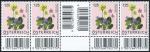 ANK 2660 ZW – Austria 2007 – 125 Cent “Flowers: Mezereon / Liverwort / Cowslip” – lower horizontal gutter pair