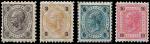 ANK 085, 86, 87 & 89 Austria 1901/1902 – Friedl Perforations – Set of 4 Values – Rare