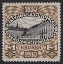 ANK 0176 1910 5 Kr. 80. Geburtstag Kaiser Franz Josef