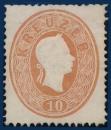 ANK 021a (hell)braun 10 Kreuzer 1860/61 (*)