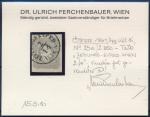 ANK 023a AUSTRIA 1861, 1.05 Kreuzer Newspaper Stamp