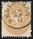 ANK 028 a 15 Kreuzer 1863 gestempelt