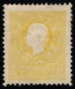 ANK LV 006 II b LOMBARDY-VENETIA, Definitive Stamp Issue 1858/59 2 Soldi yellow, Type II, unused